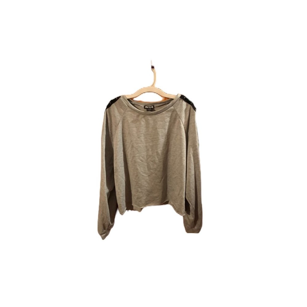 Hot Topic Laced Sleeve Long Sleeve Shirt